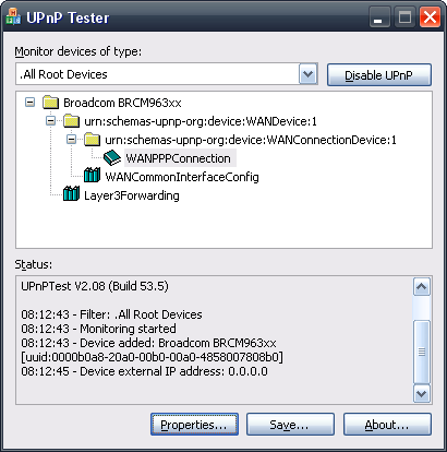 UPnP Diagnostic