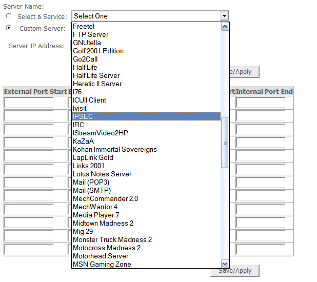 3G9WT web interface