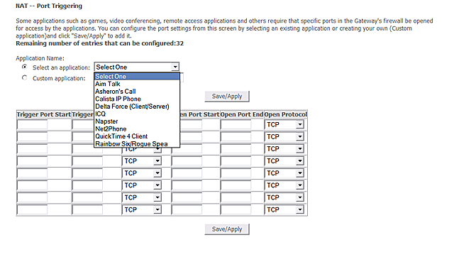 3G9WT web interface