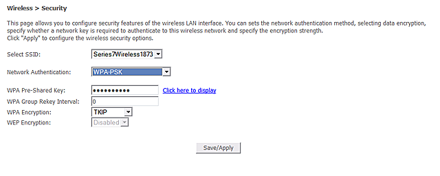 3G9WT web interface