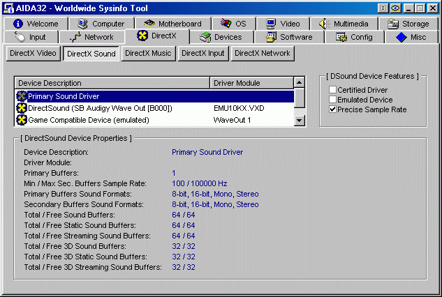 Primary Sound Driver Xp Download