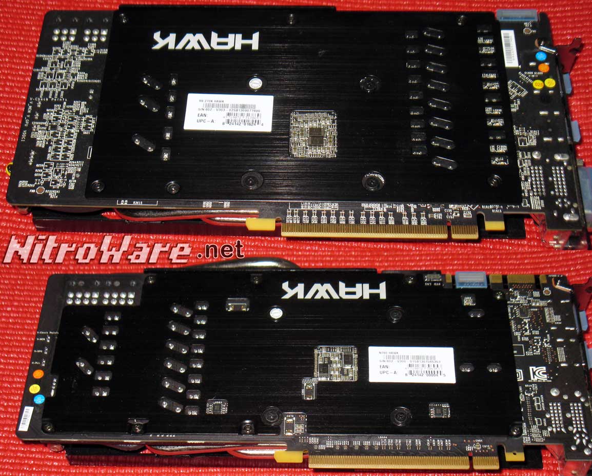 Top: MSI N760 HAWK Bottom: MSI R9 270X HAWK