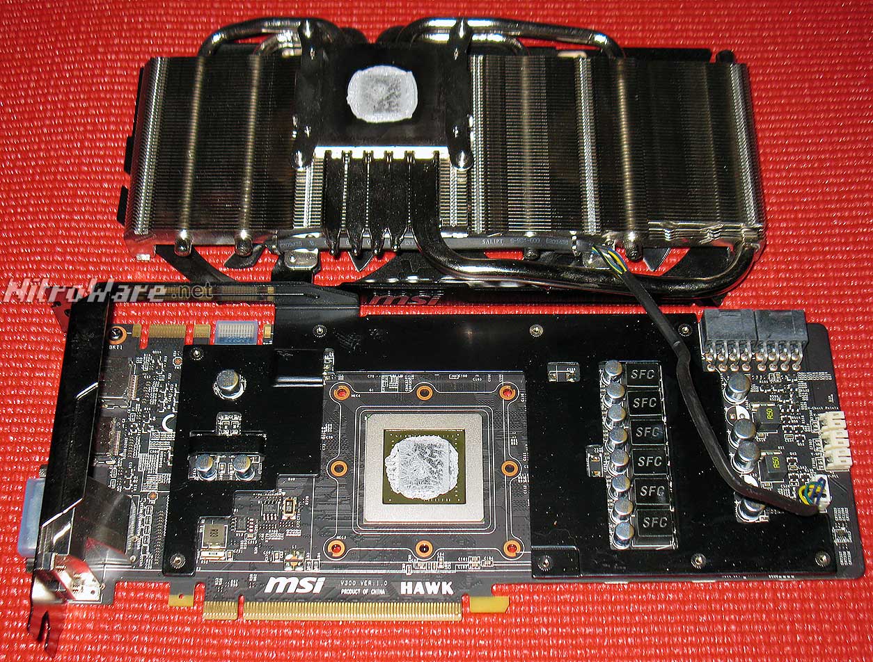 MSI GTX 760 HAWK Thermal Paste Application