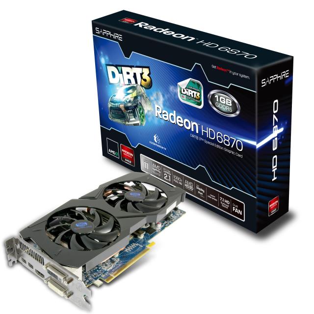 Sapphire AMD Radeon HD 6870 Dirt 3 Special Edition Graphics Card