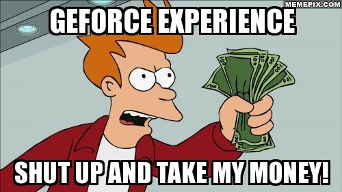 geforce experience meme