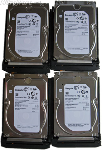 Seagate NAS Constellation ES.3 disk drives