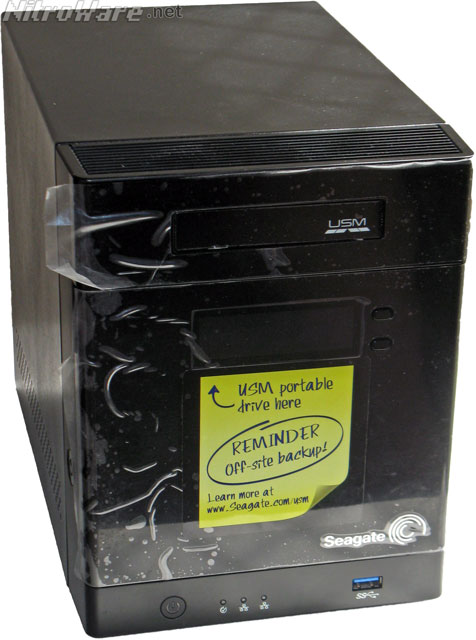 Seagate Business NAS backup sticker