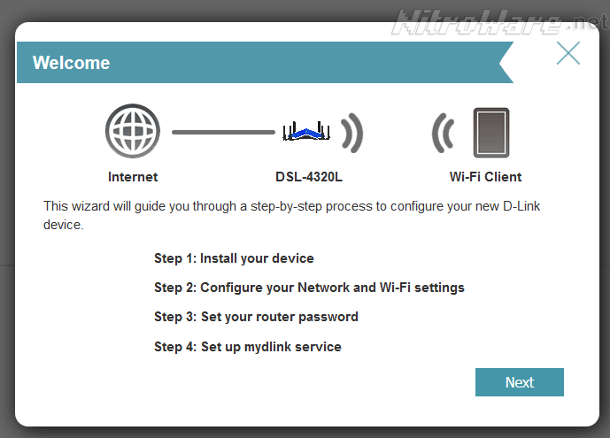 dlink dsl wizard