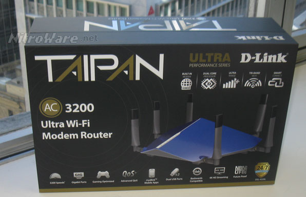 D-Link DSL-4320L Taipan AC3200 DSL Modem Router